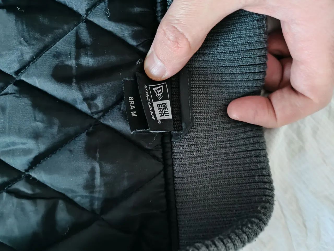 Jaqueta Bomber New Era varsity lã - Foto 5