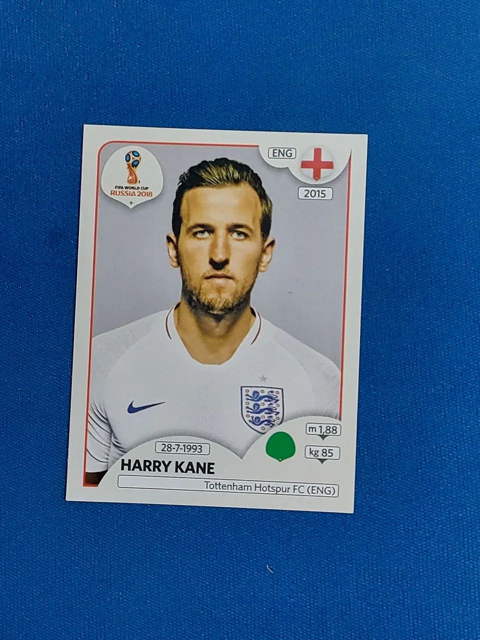 Figurinha Harry Kane Inglaterra - Copa 2018