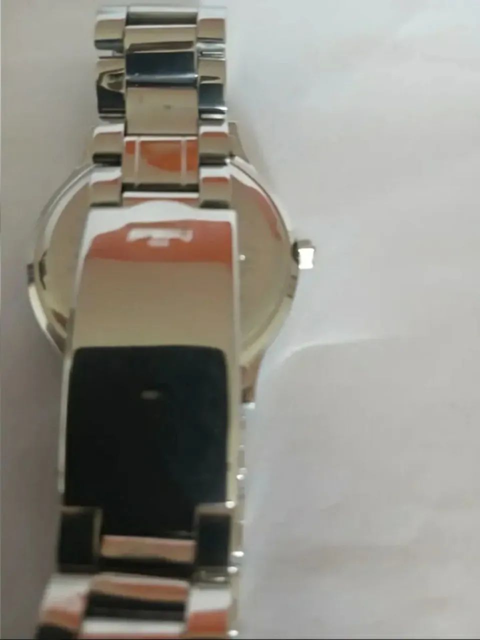Relogio Technos branco todo em aço  - Foto 3