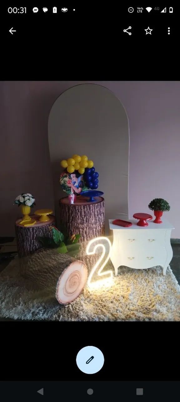 Mini cômoda para festa. Ideal para Pegue e Monte.  - Foto 3