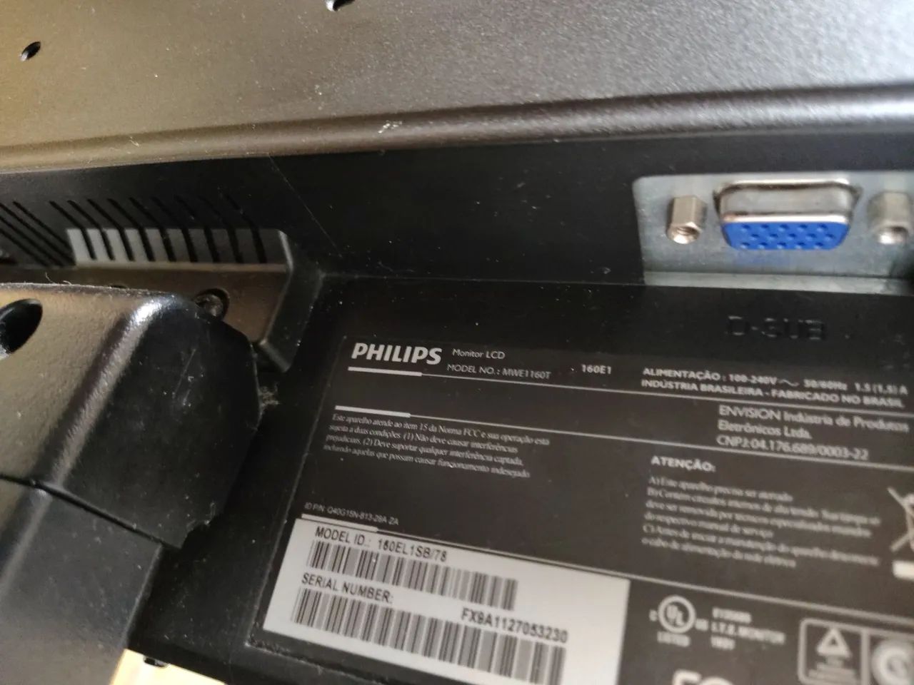 Monitor Philips 160E 15,6" LCD - Foto 5