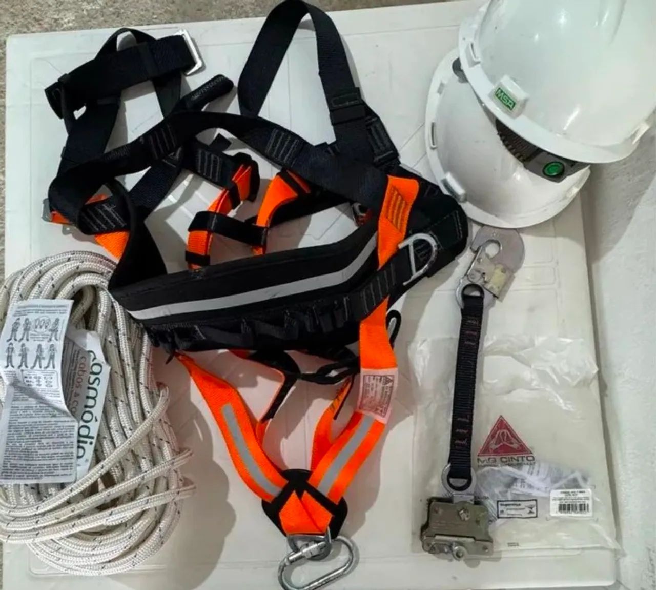 Serviços em Alturas Kit para trabalho em alturas 