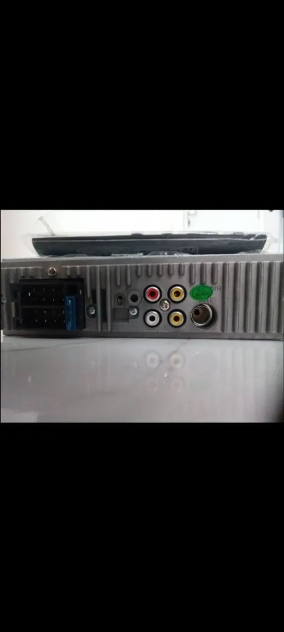 Mp5 Player 1din rádio estéreo com controle e chicote para instalação!  (Aparelho novo) - Foto 3