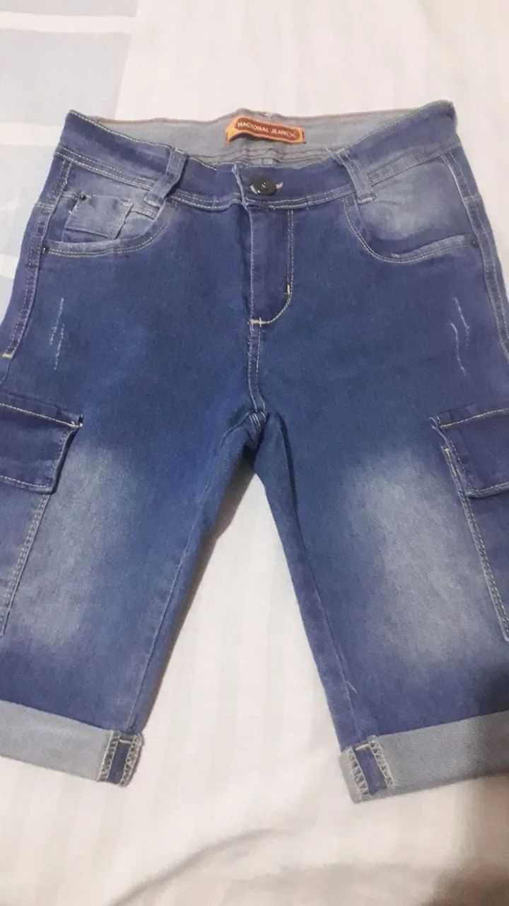 VENDO BERMUDA JEANS INFANTIL MASCULINA  - Foto 4