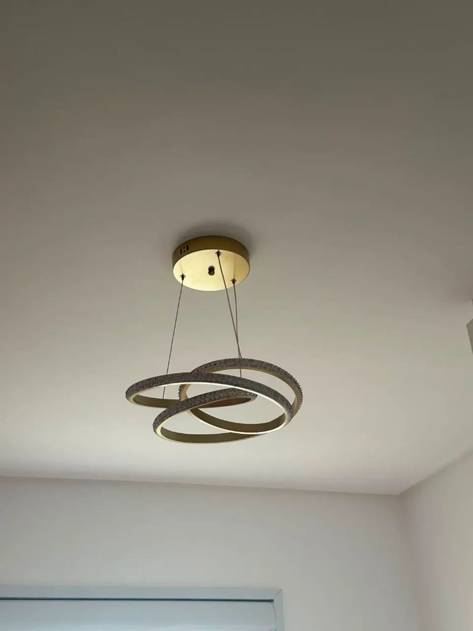 Lustre Pendente LED de Anéis 