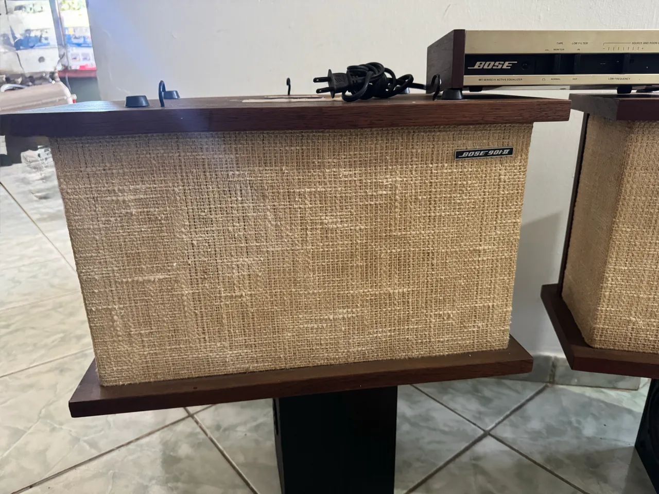 Par de caixas de som bose 901 2 , com equalizador e manual  - Foto 5