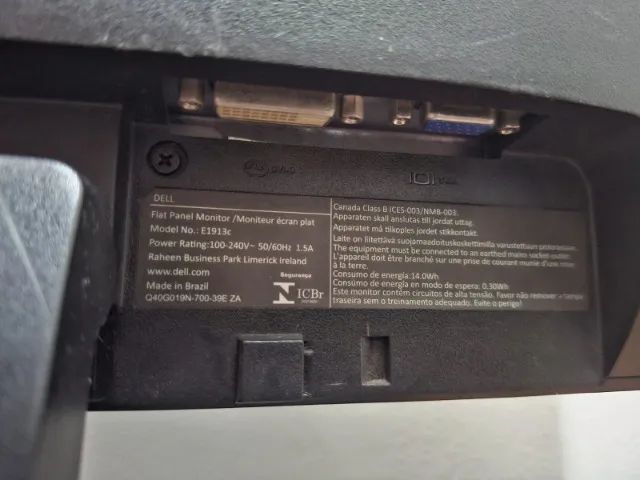 Monitor Dell 19" E1913c (VGA e DVI) - Foto 5