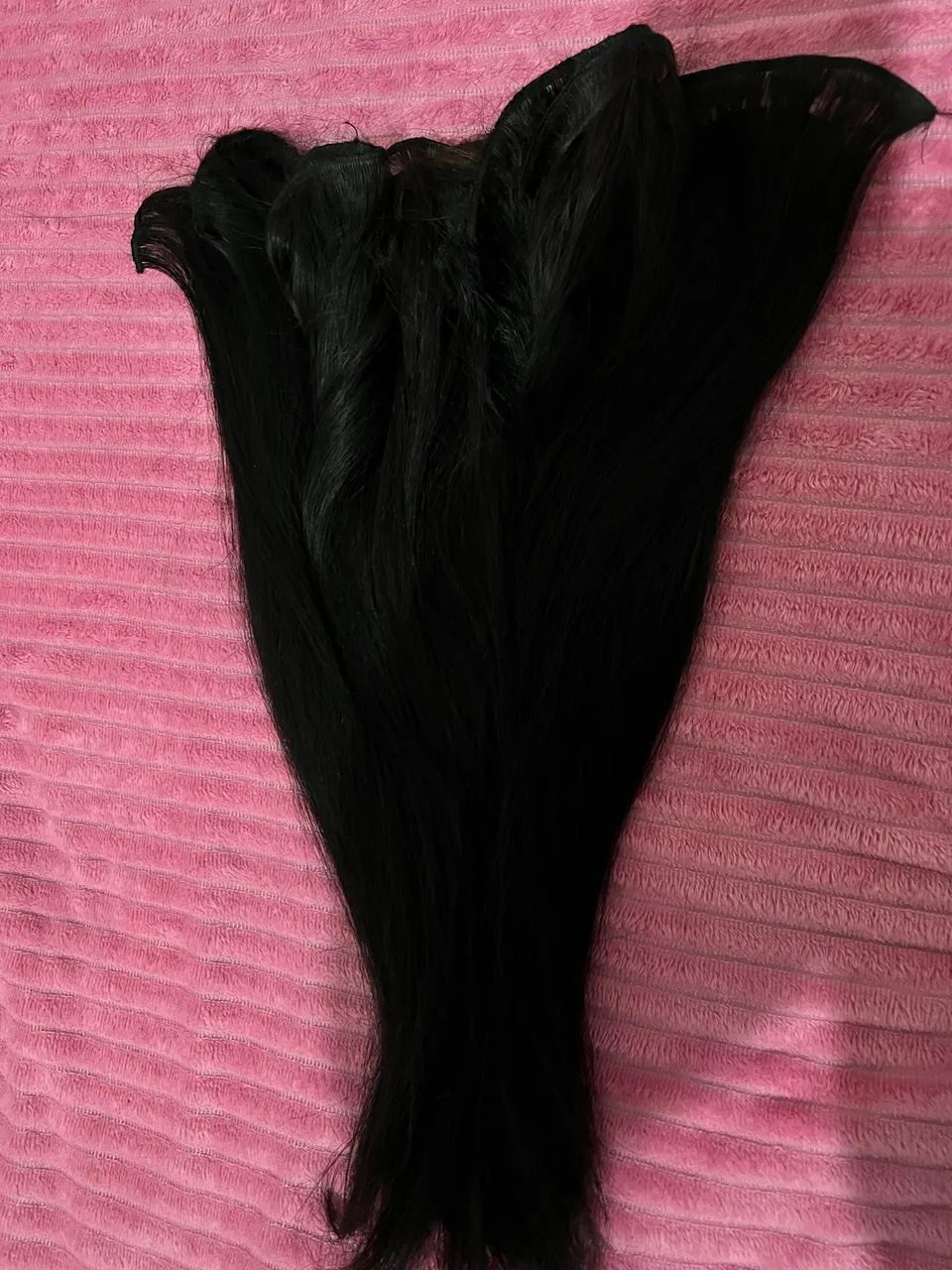Vendo cabelo humano liso, aproximadamente 50 cm de comprimento e 200 g. - Foto 2