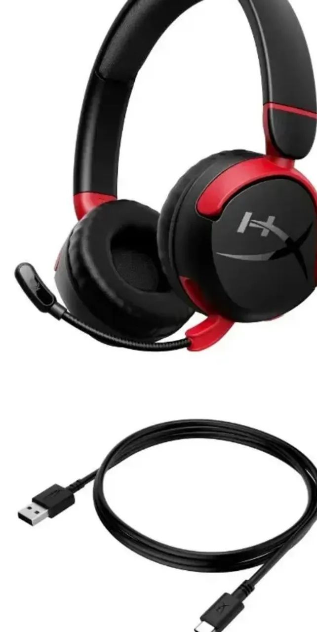 Headphone HyperX Cloud Mini Wireless Novo na caixa - Foto 5