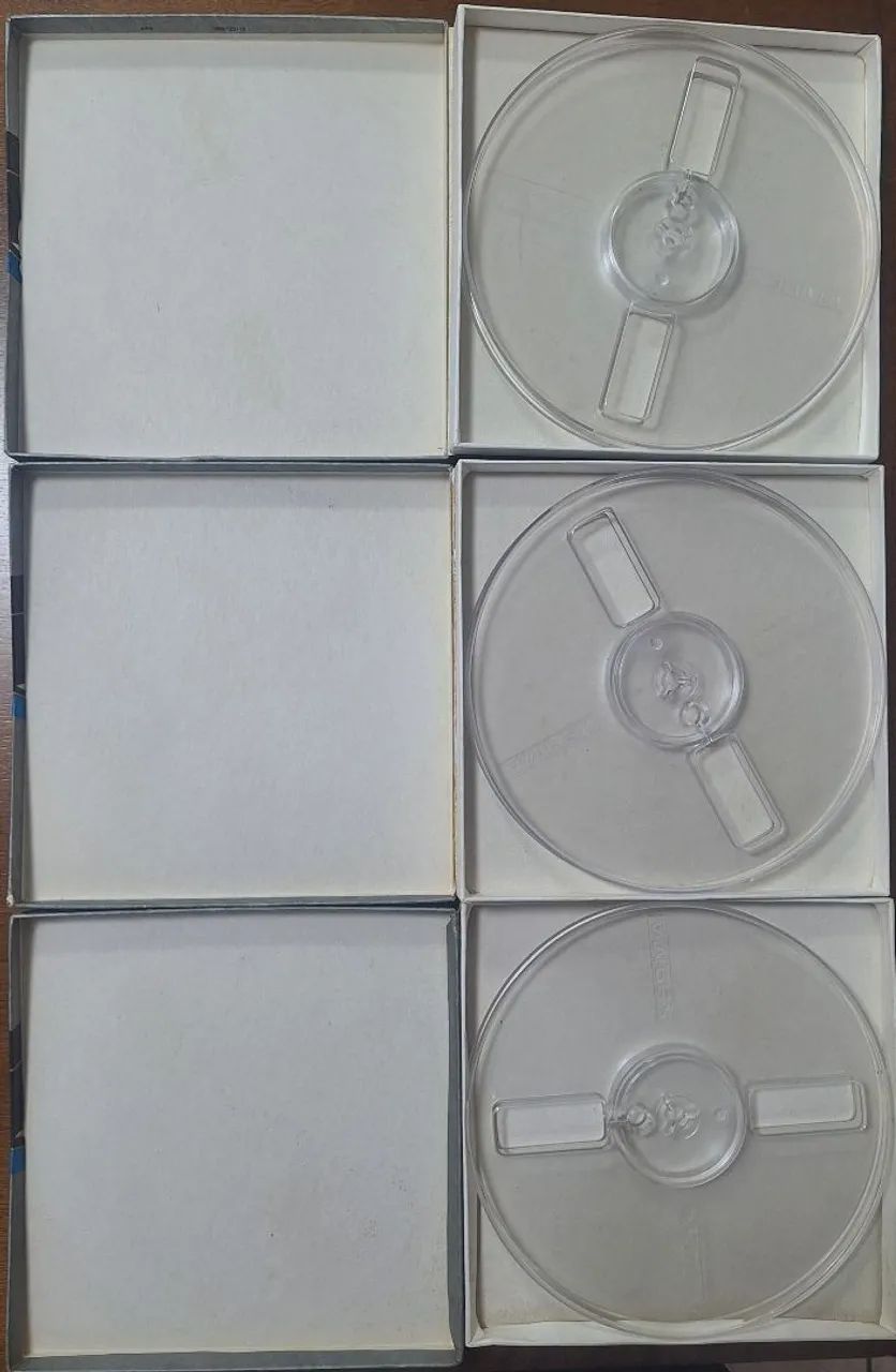 Kit 6 carretéis 7 polegadas vazio  - Foto 3