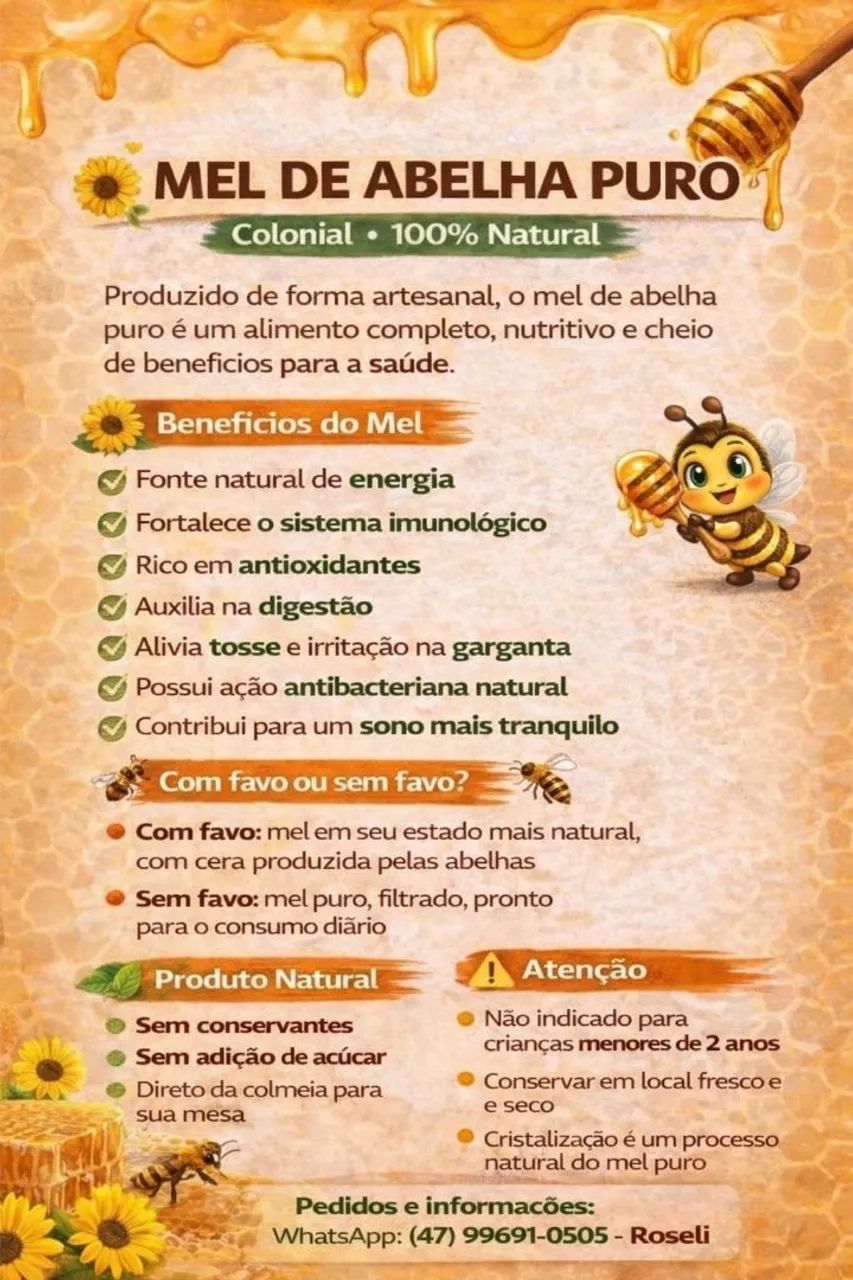 MEL de Abelha 100% Puro - Foto 2