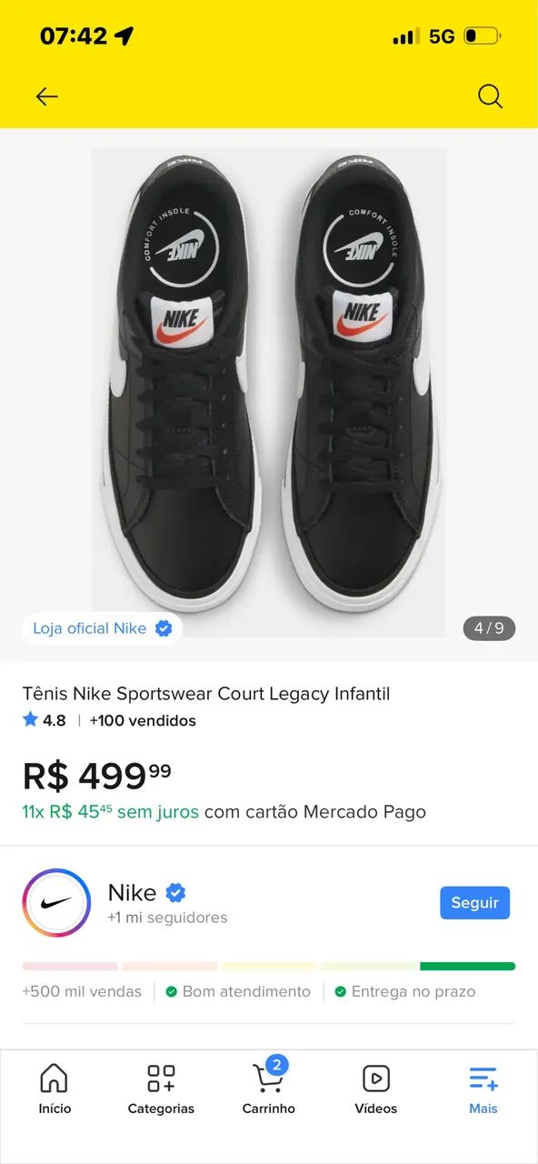 Tênis Nike original  - Foto 3