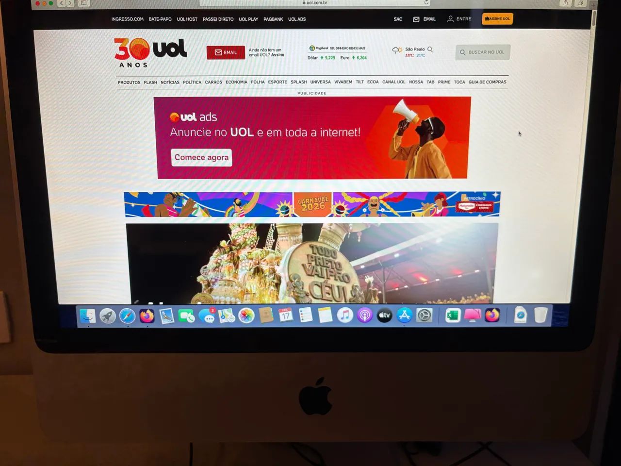 iMac Apple All-In-One 20 inch - Computadores e Desktops - Asa