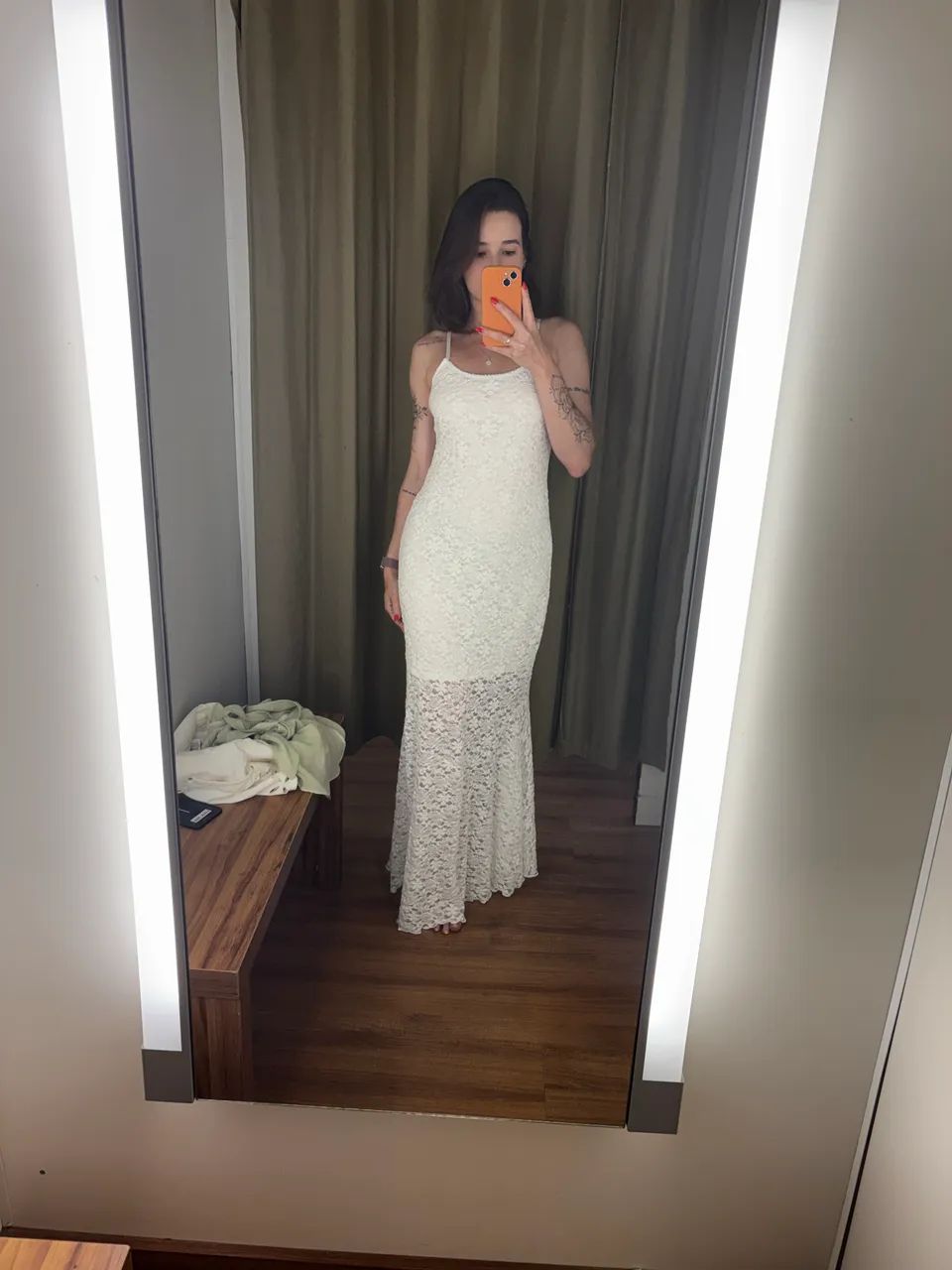 Vestido off white
