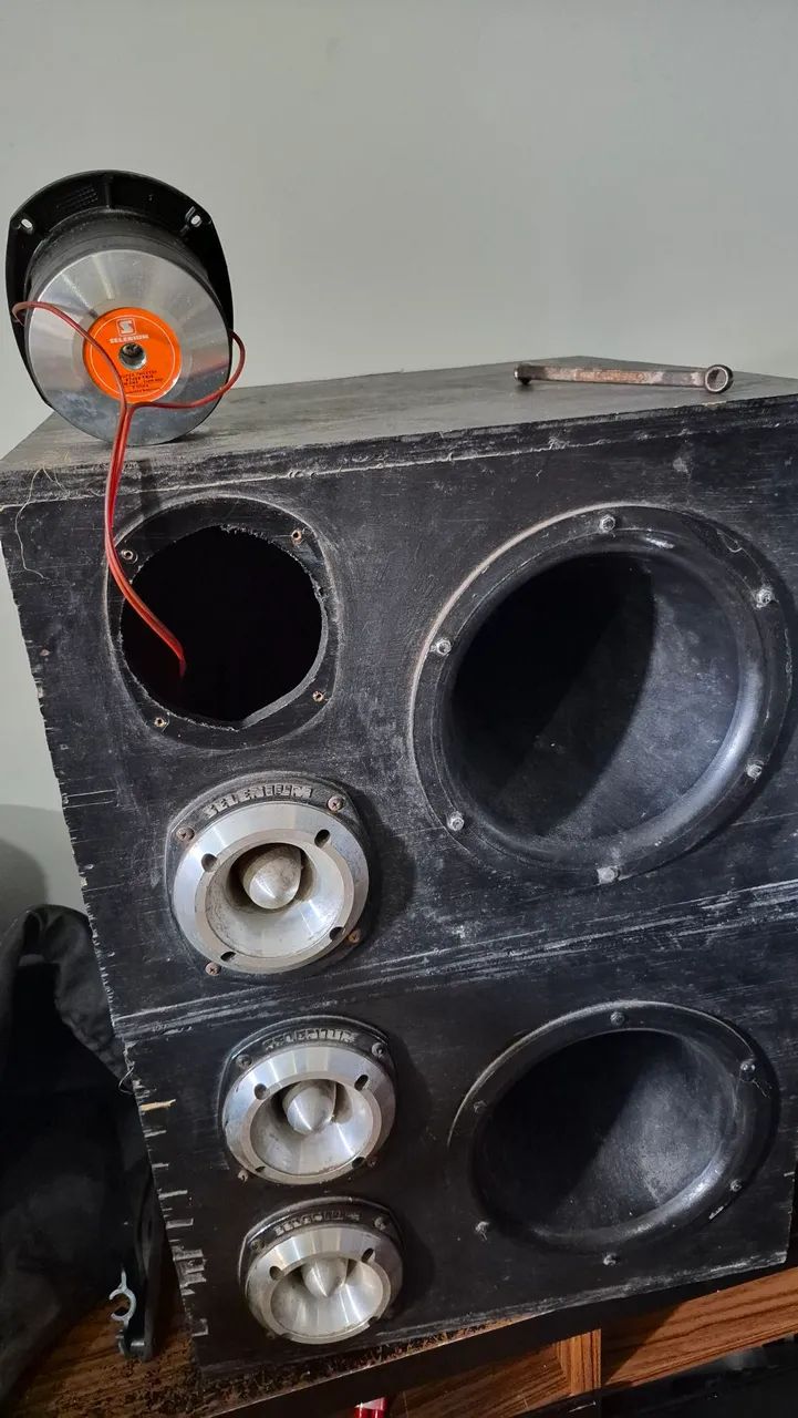 Raridade Selenium Kit super tweeter, driver, corneta e caixa
