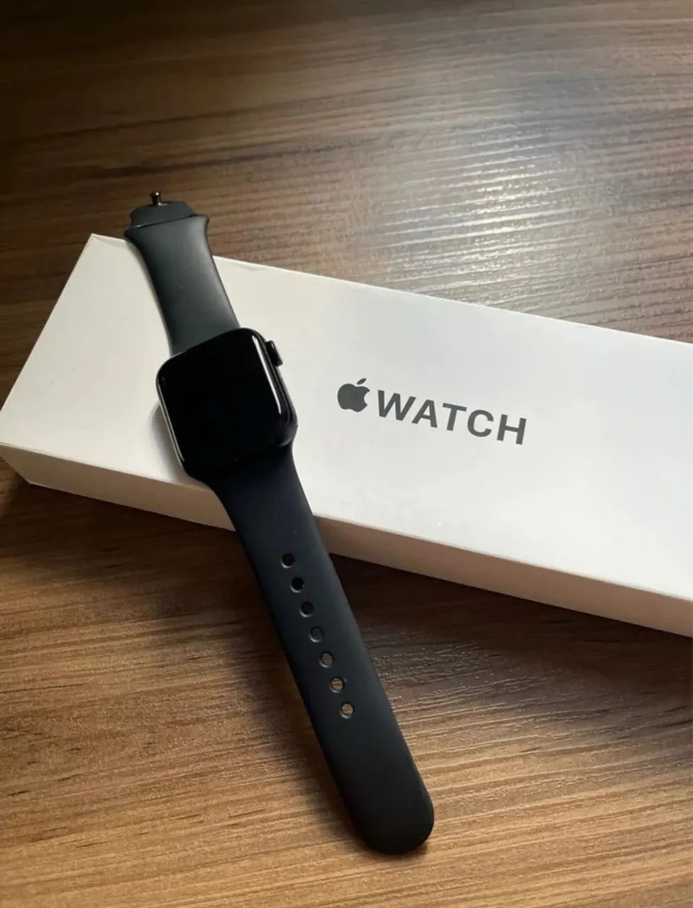 Relógio Apple Watch séries 7 midnight com todos acessórios e cases