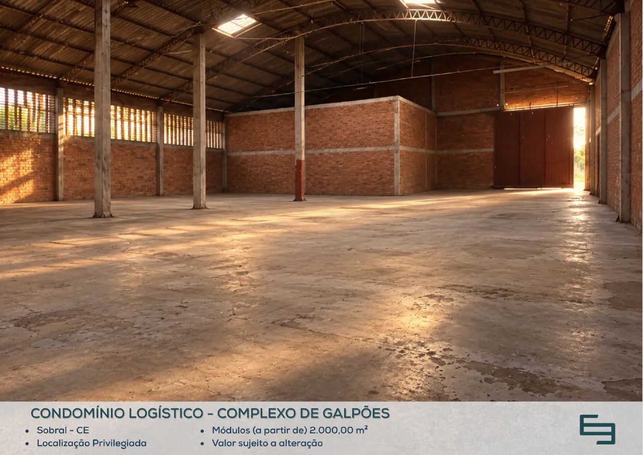 Galpão para alugar em Sobral/CE com 2.139,41 m²
