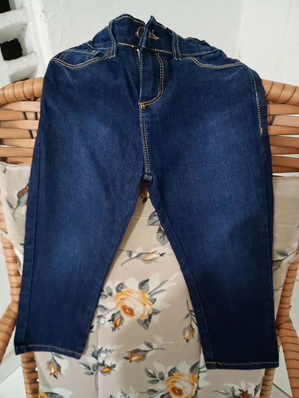 Calça jeans infantil Azul 