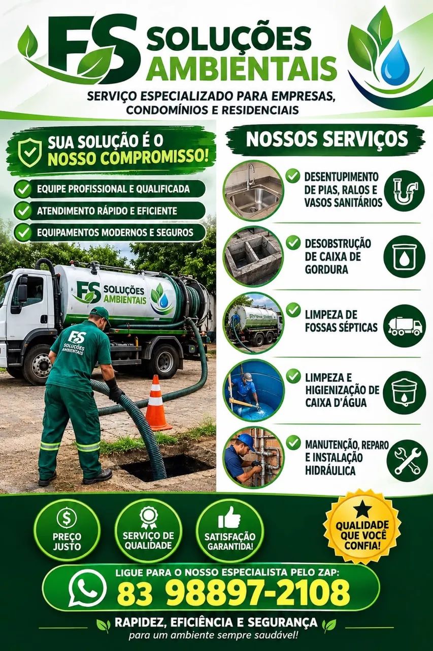 Desentupidora FS SOLUÇÕES 