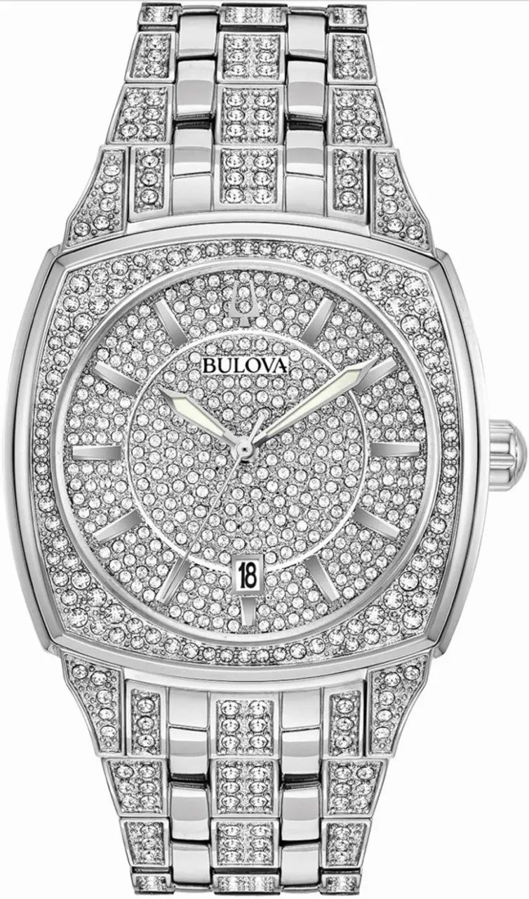Relogio Bulova Crystal Phantom 3 Com Caixa Acolchoad