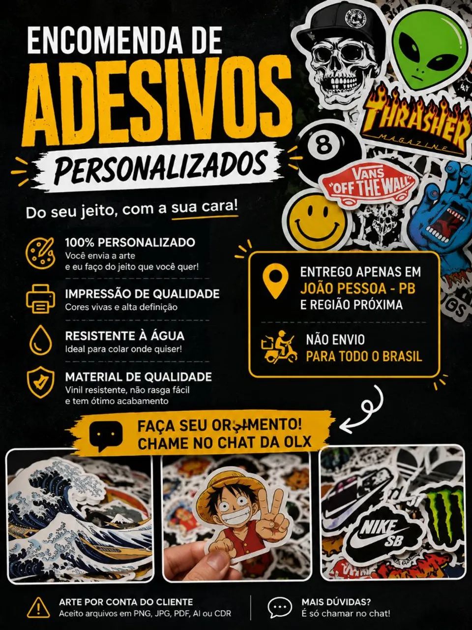 Adesivos Customizados