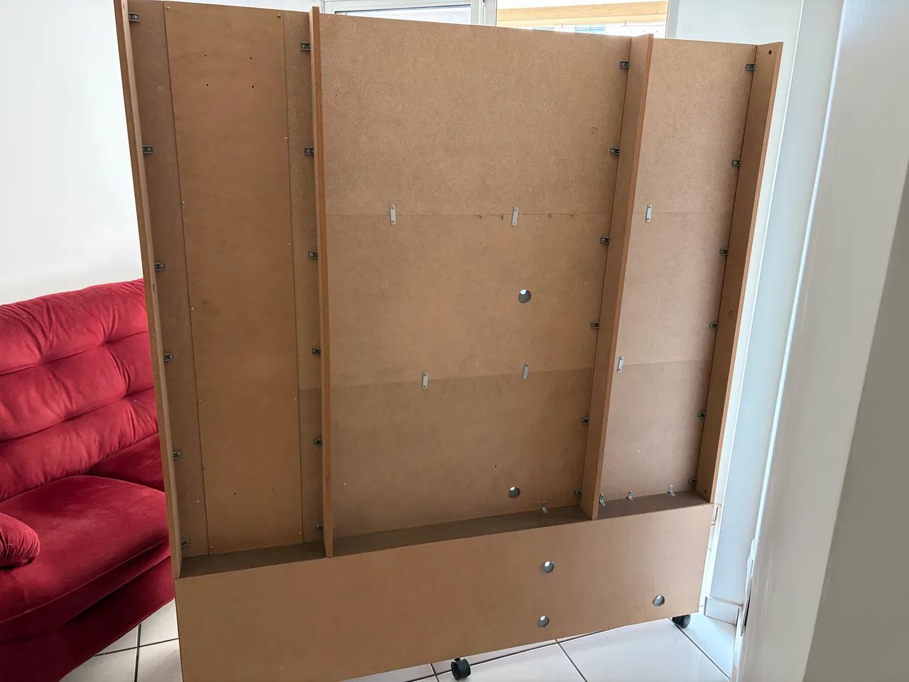 Rack/Hack para TV com Suporte e Rodinhas - Foto 4