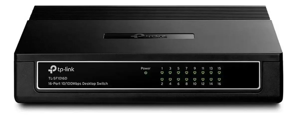 Switch Tp-link Tl-sf1016d 16 Portas Fast - Usado
