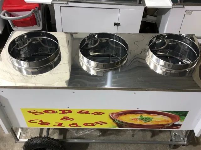 Carrinho para Sopas e Caldos sem Toldo Alsa - Novo - Foto 4