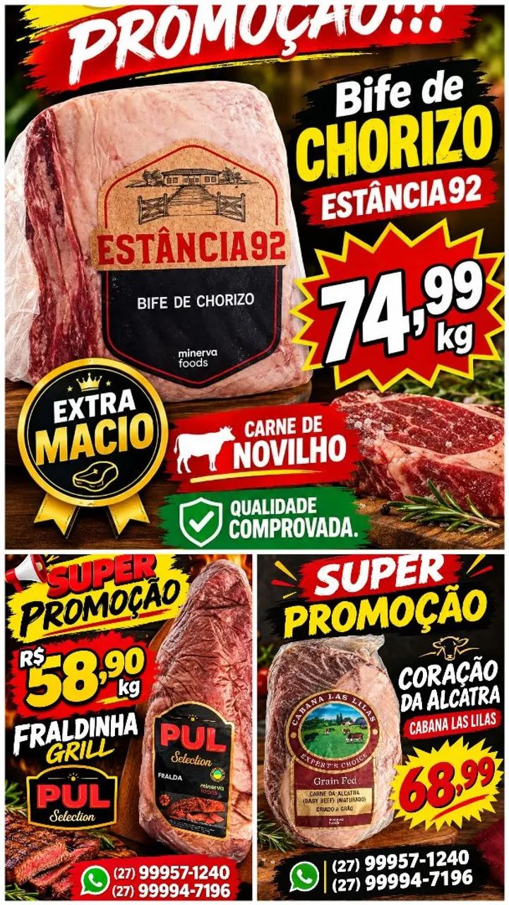 Carnes nobres para churrasco