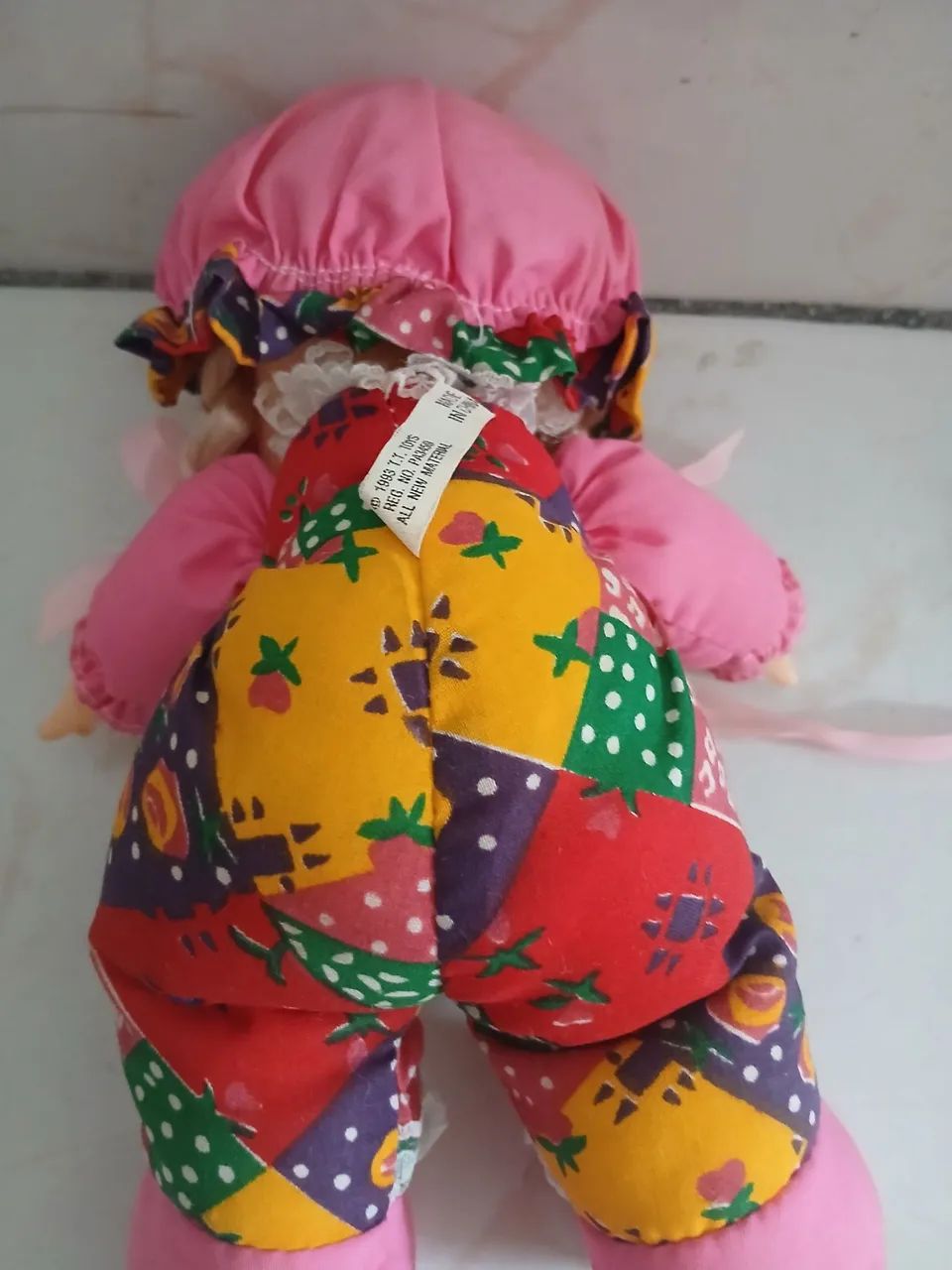 Boneca de pano estilo moranguinho - Foto 3