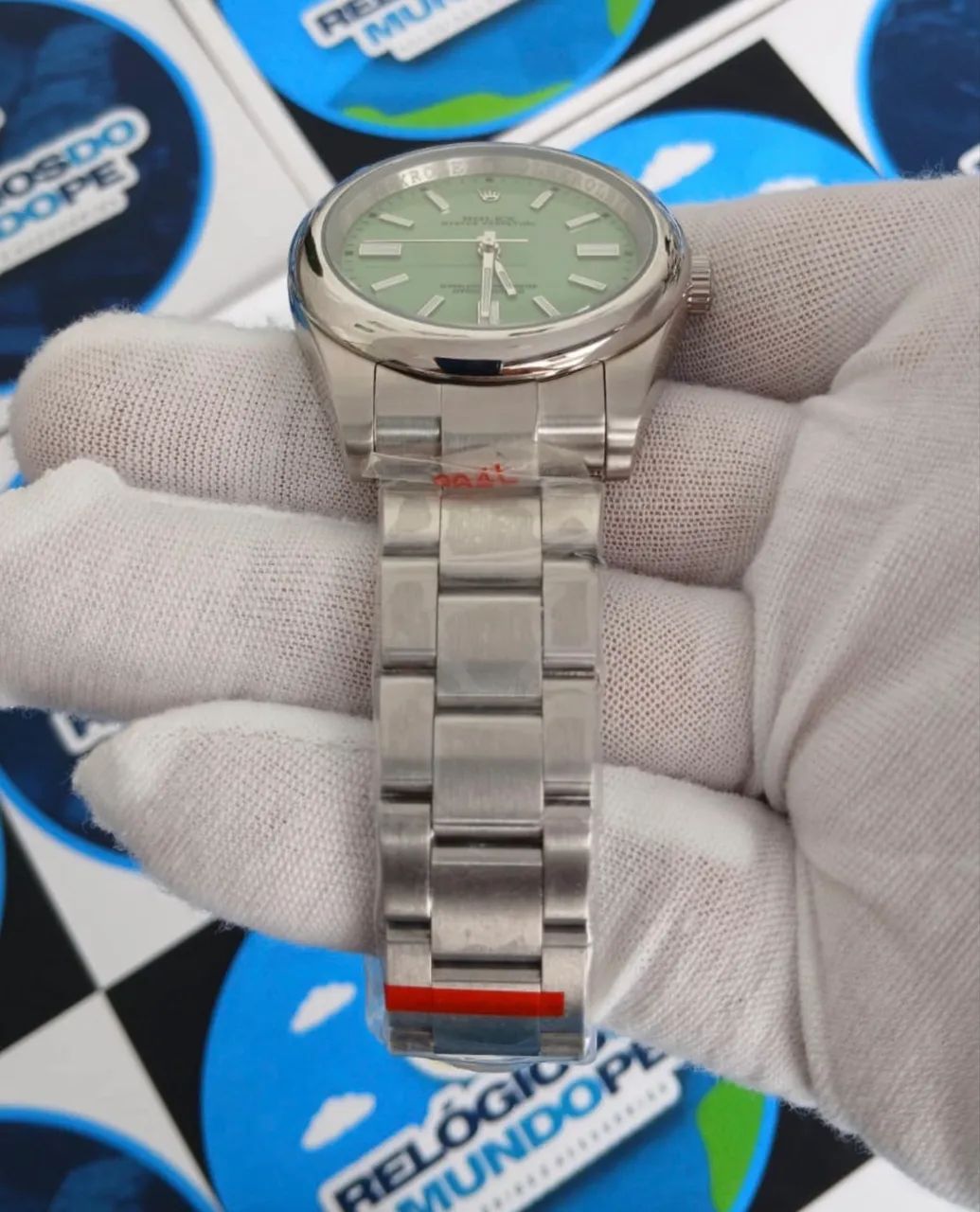 Relógio RLX oyster perpetual pistache Automático  - Foto 2
