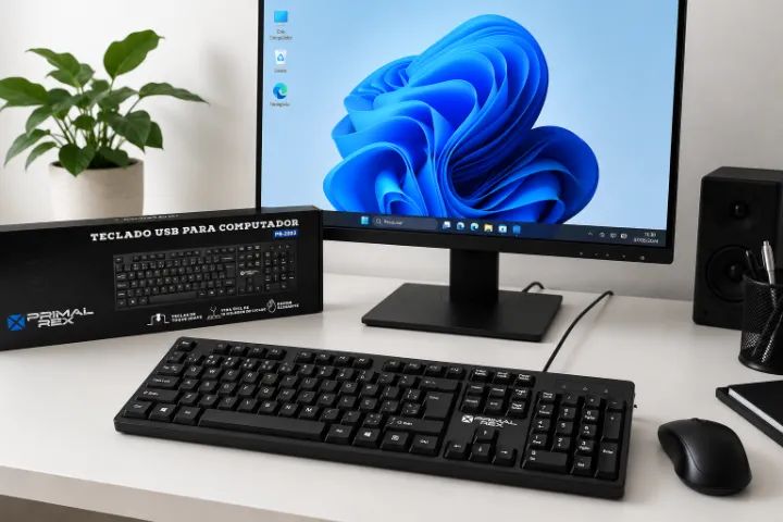 Teclado para computador Usb Primal Rex