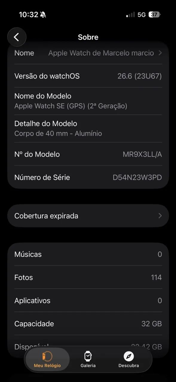 Smart Watch SE (GPS) (2ª Geração) - Foto 5