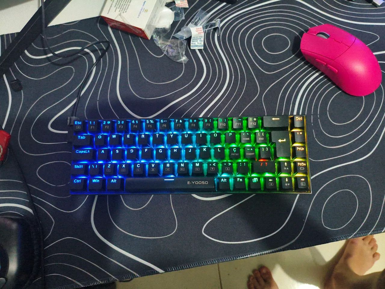 Teclado mecânico e-yoozo - Foto 4