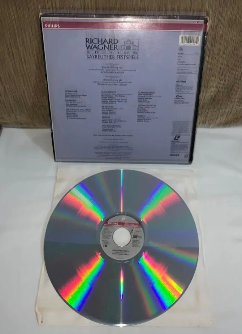 LD Laserdisc Philips Wagner in Bayreuth ótimo estado  - Foto 2