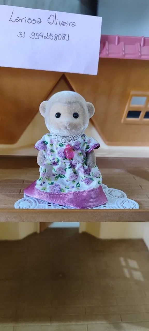 Mãe macaca sylvanian families