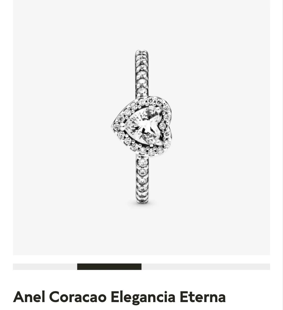 Anel Pandora elegância eterna 