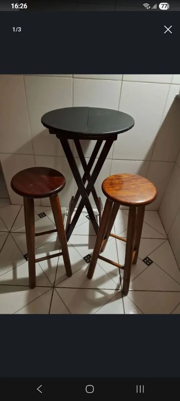 Bistro com 2 banco
