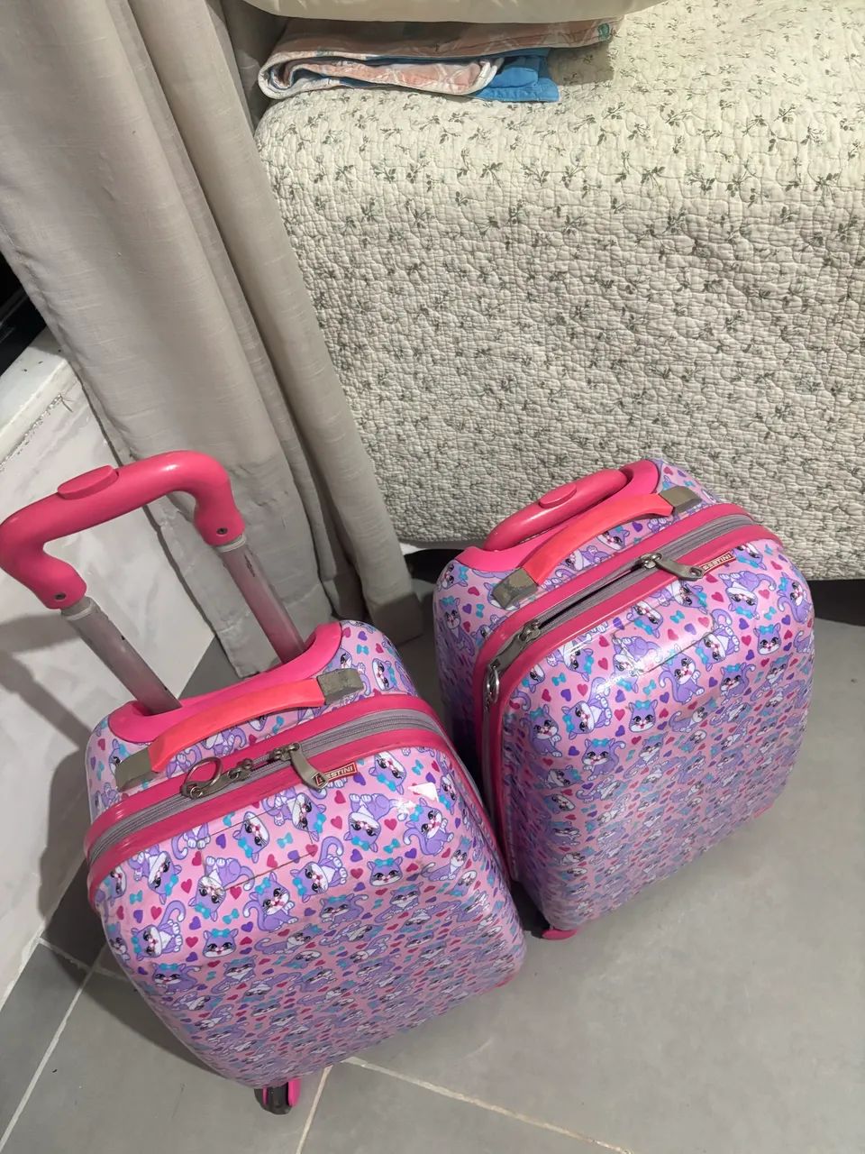 2 malas/mochilas com rodinhas sestini 
