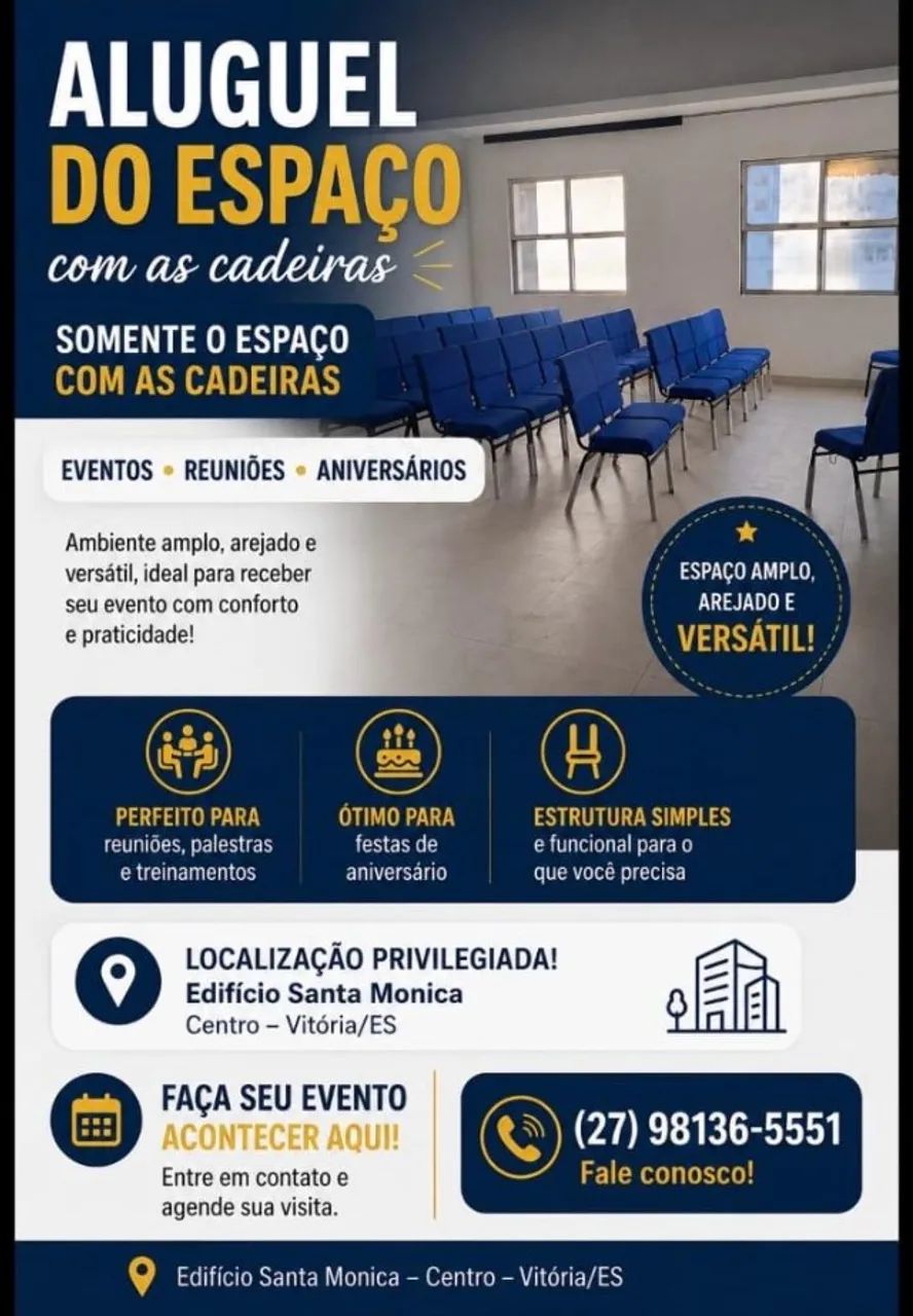 ALUGUEL PARA EVENTO