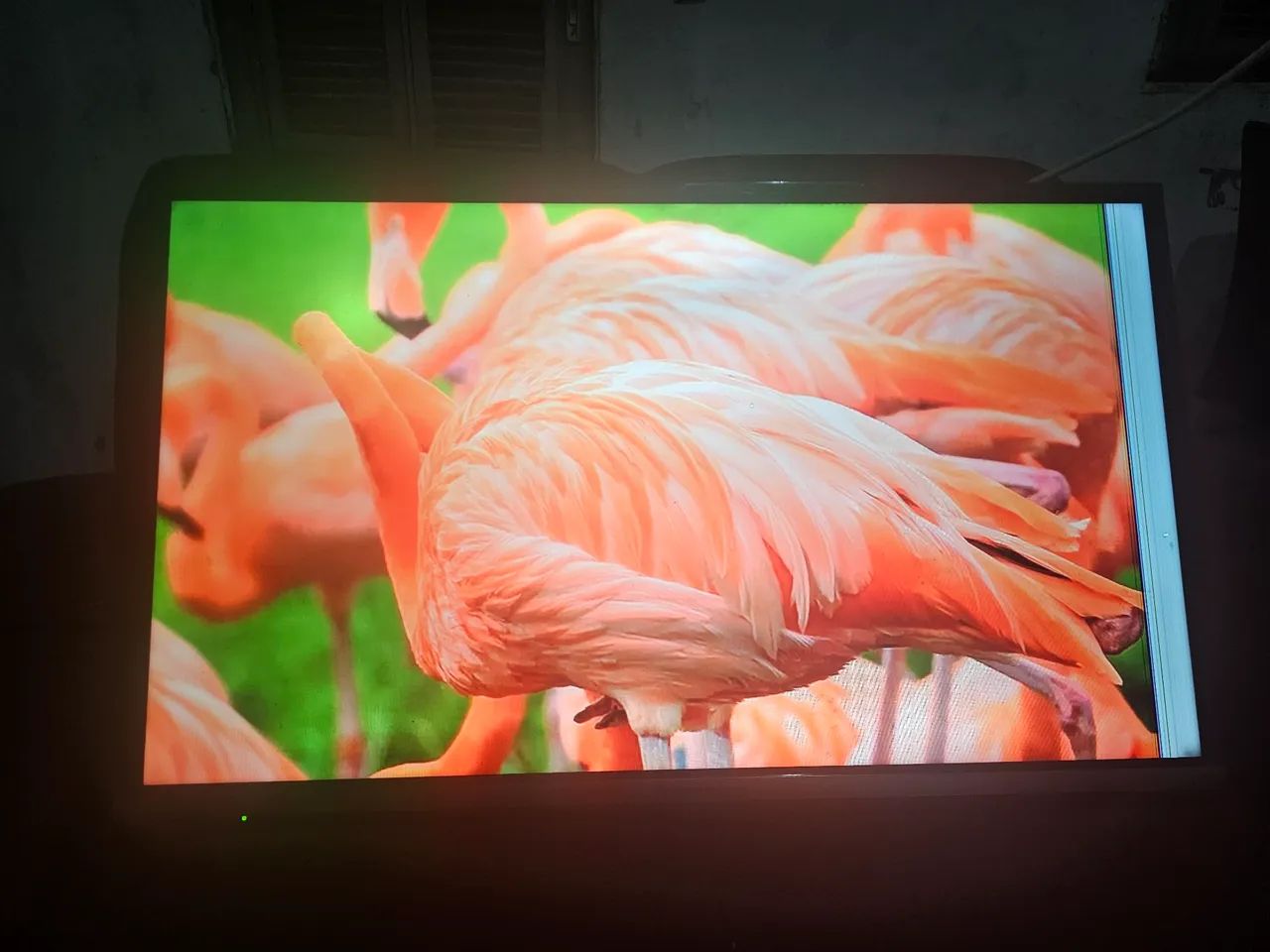 Tv esmat tem um detalhezinho na tela mas não interfere no uso - Foto 4