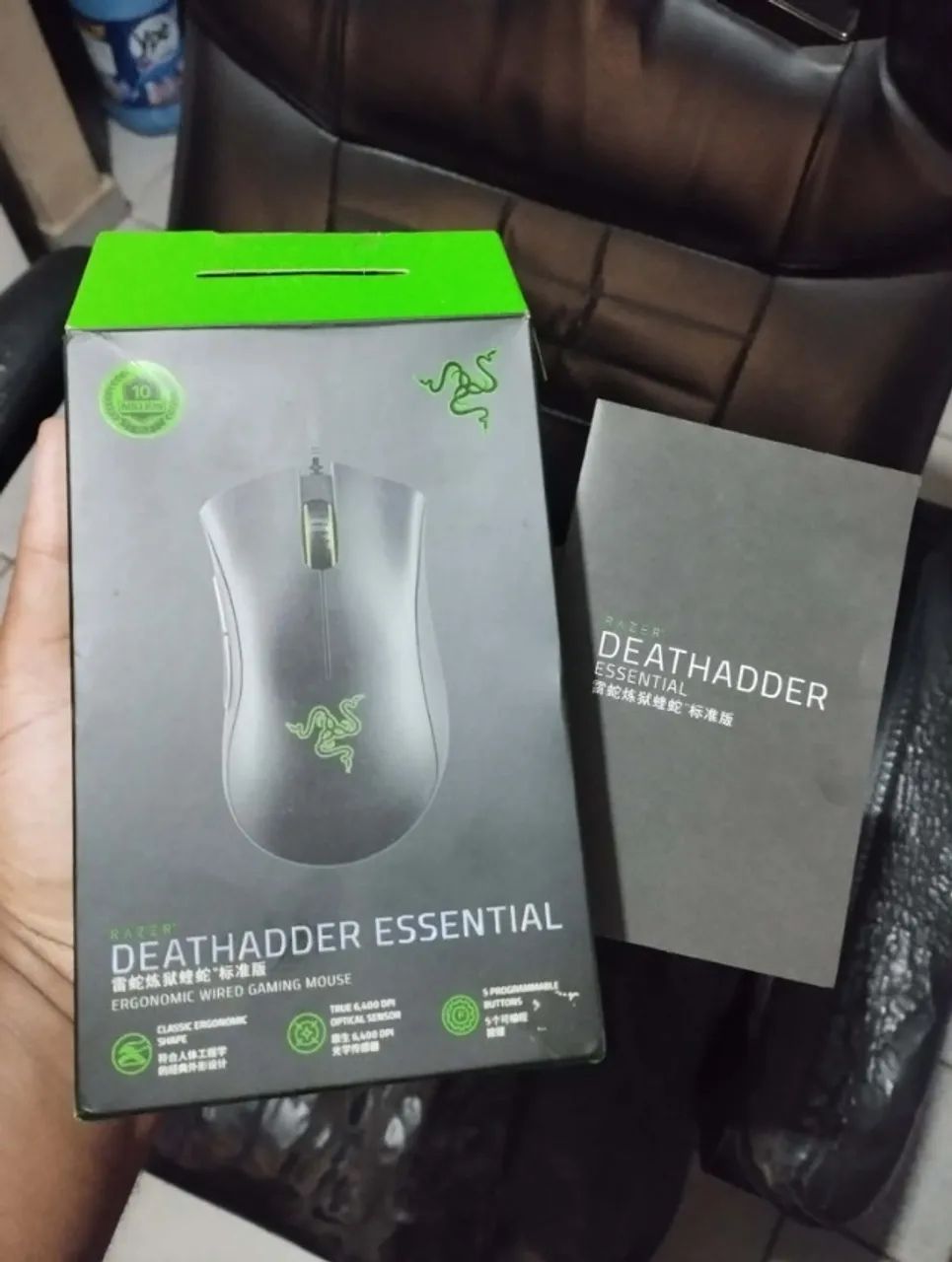 Mouse Gamer Razer Deathadder Essential, Com Fio, 6400 DPI, 5 Botões, Preto - Foto 3