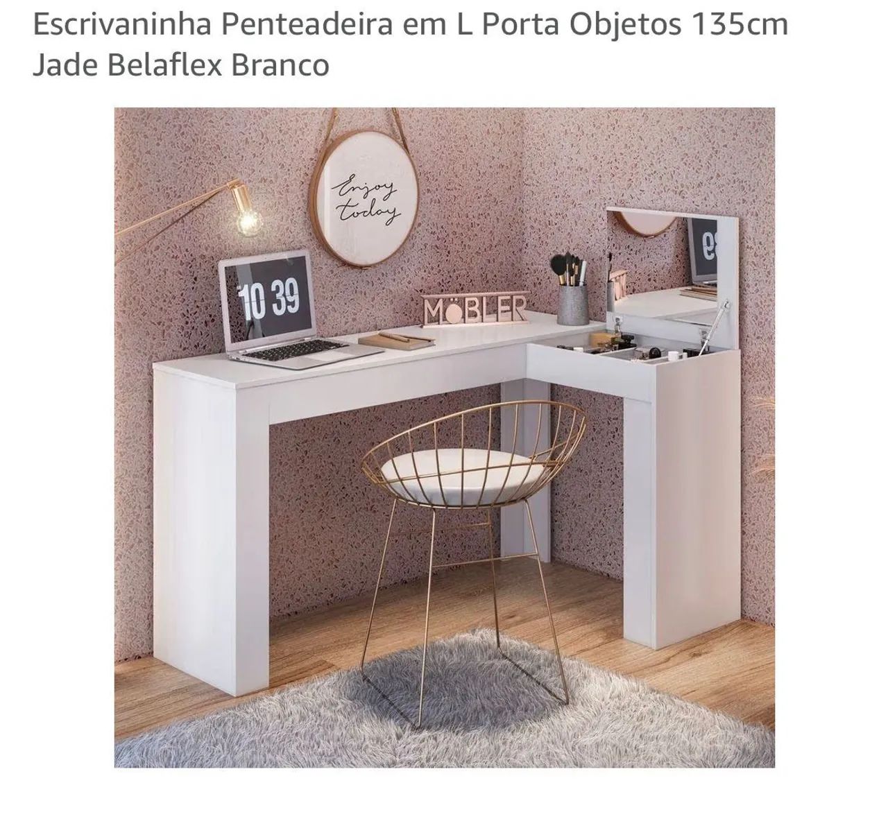 Penteadeira em L 