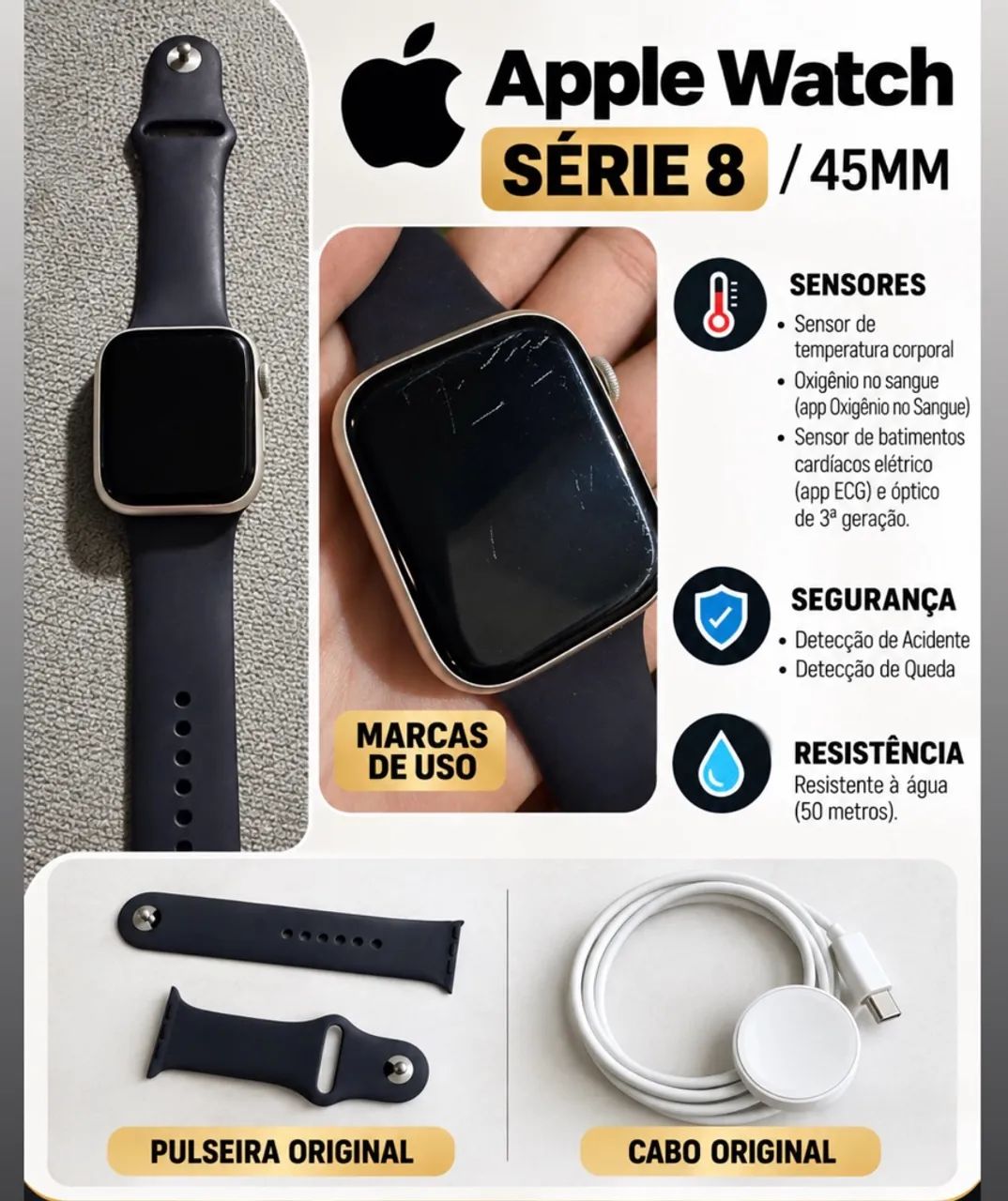 Apple Watch séries 8 - Foto 3