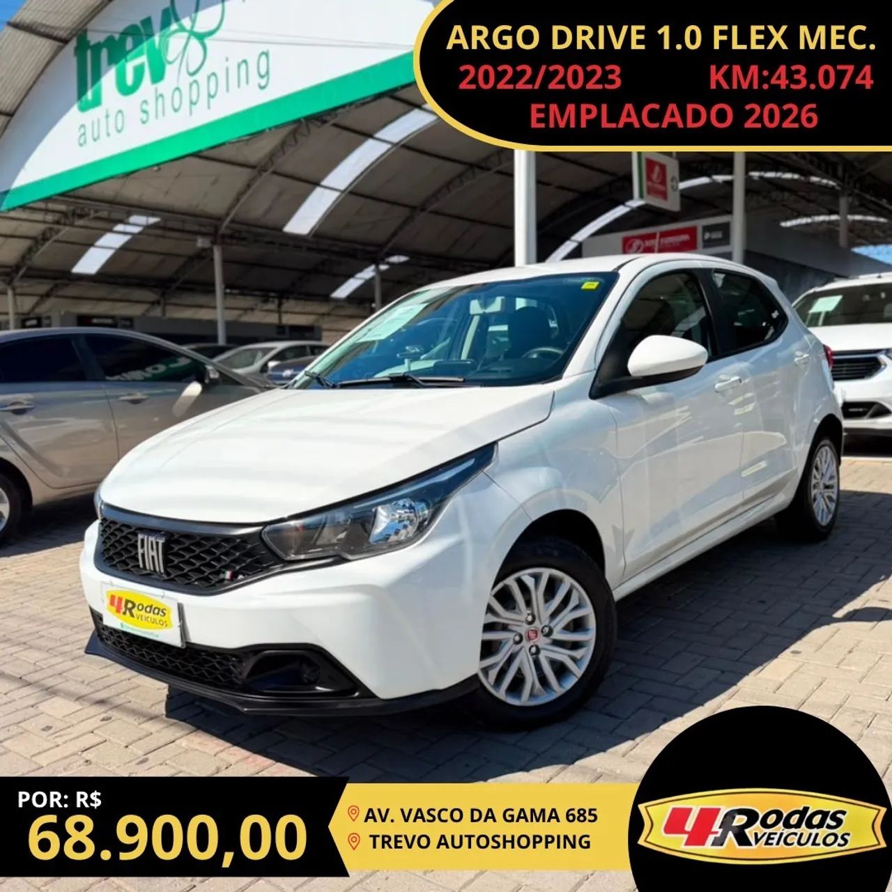 Fiat Argo Drive 1.0 6V Flex 2023