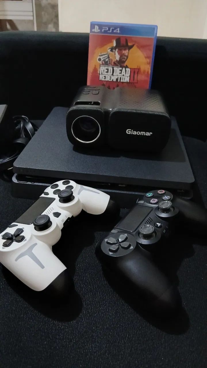 Ps4 e projetor 