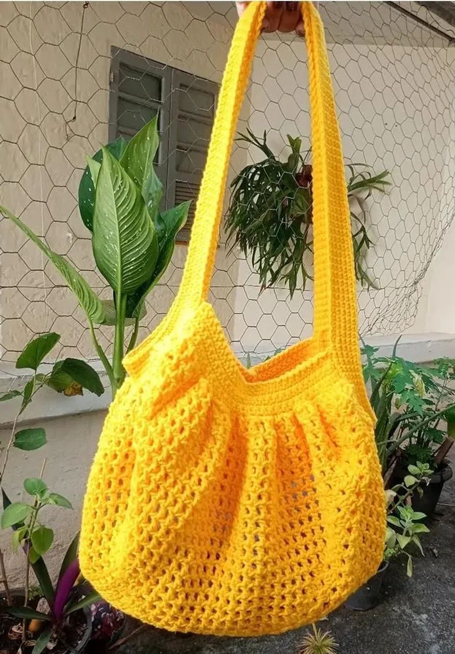 Neuartes - bolsa artesanal de crochê - Foto 4