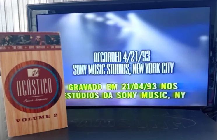 FITAS VHS MTV ACUSTICO - ORIGINAL - 80 CADA - Foto 3
