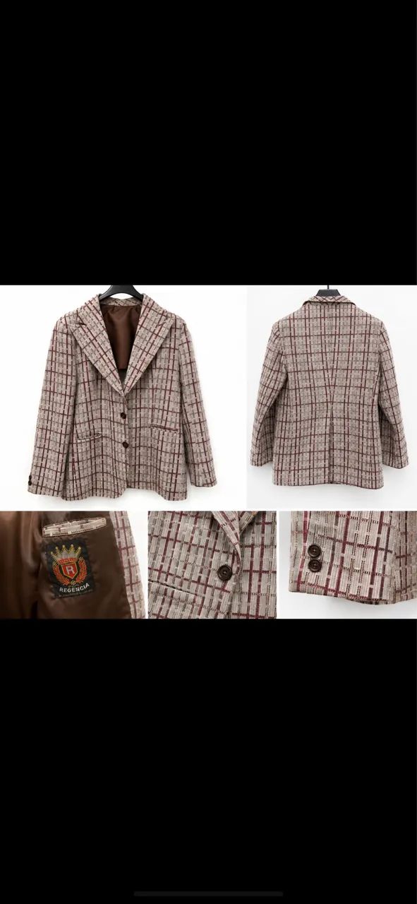 blazer regencia de tweed