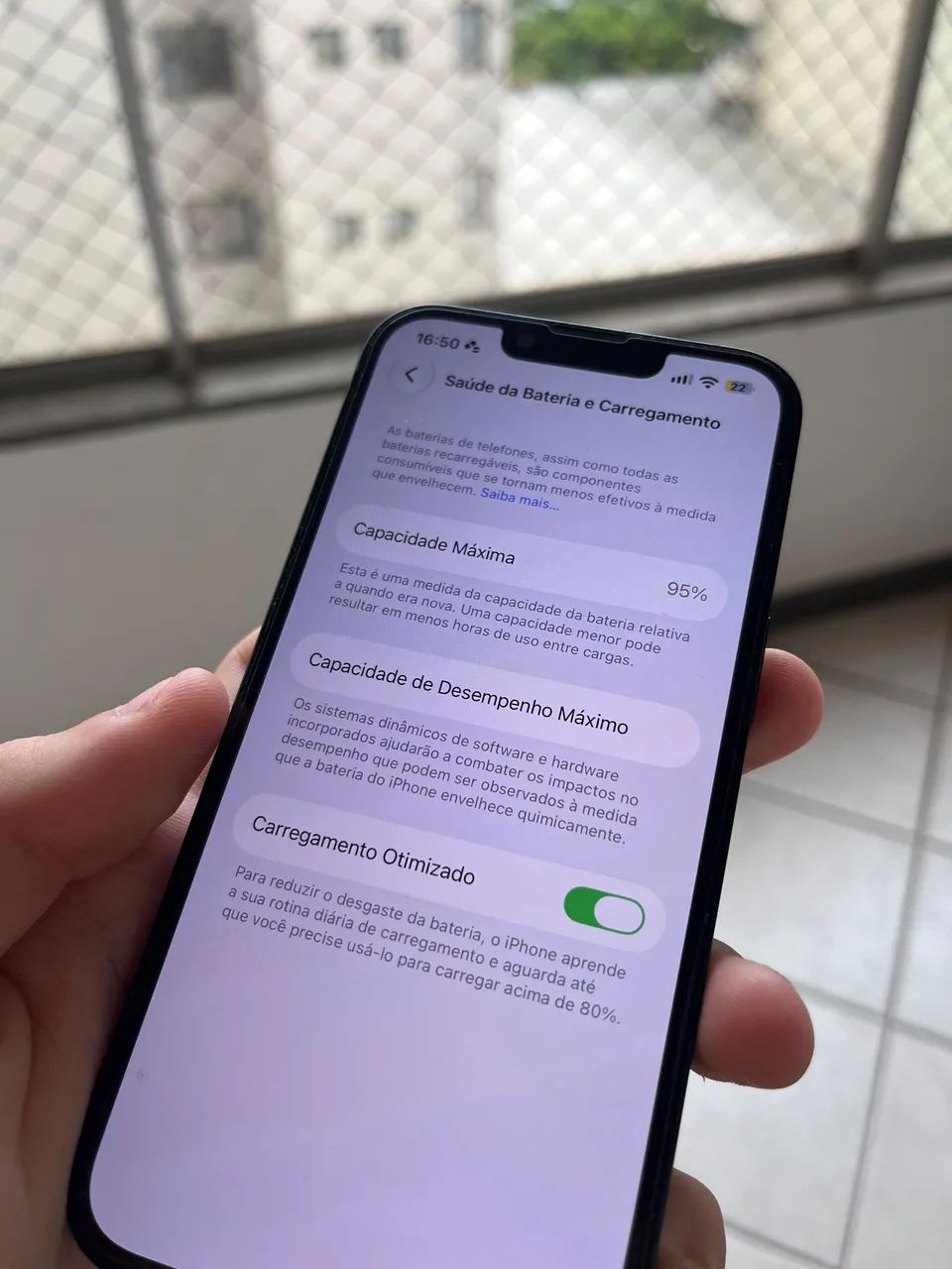 iPhone 13 256gb Preto com 95% de Bateria